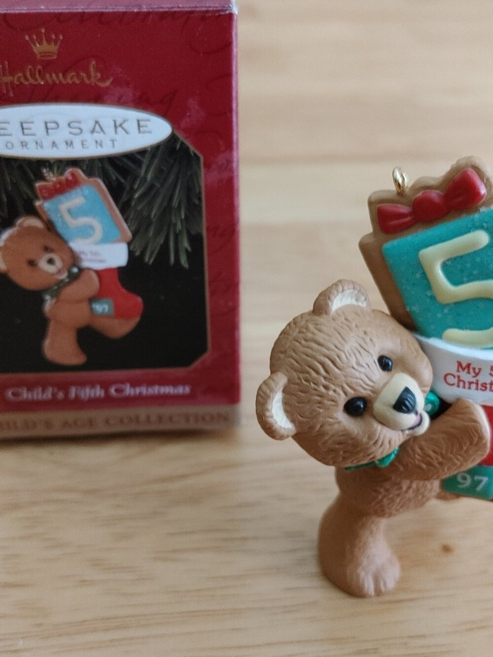Vintage Hallmark Child's 5th Christmas -1997 Child's Age Collection